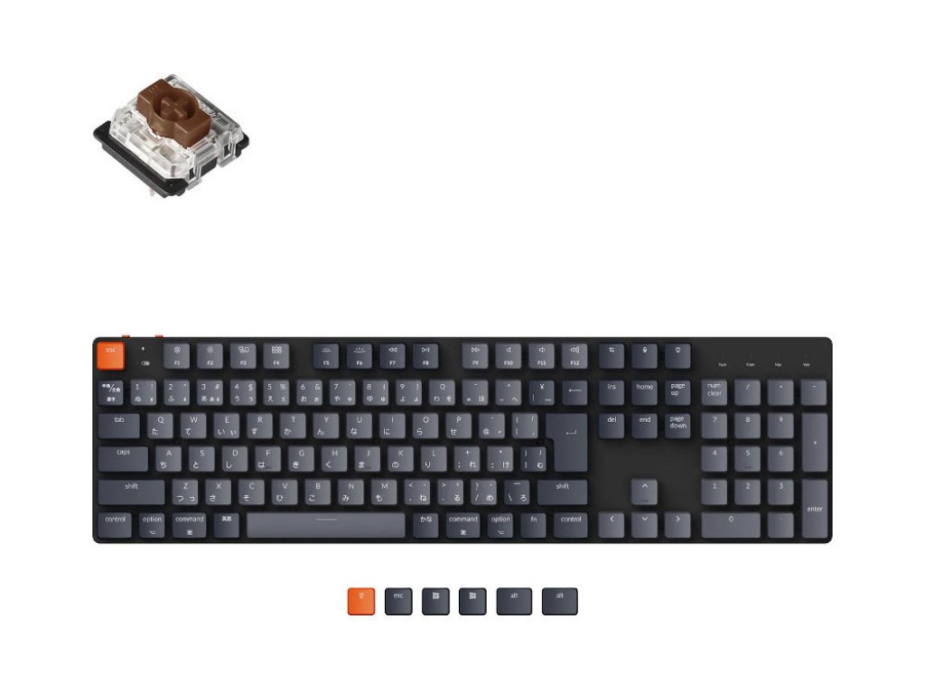 Keychron K5 SE White LED Gateron 茶軸 Amazon.com: Keychron K5 SE Ultra-Slim Bluetooth Mechanical