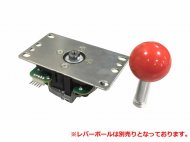 【着脱式】基板タイプジョイスティックレバー/平鉄板/シャフトカバー付※レバーボール無