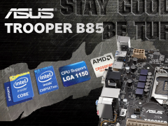 リプレース、延命に最適なLGA1150対応マザーボード「ASUS TROOPER B85