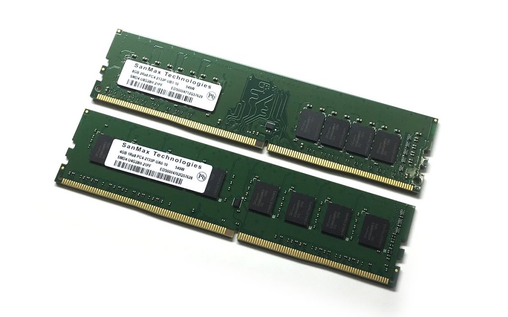 SanMax PC用メモリ　PC4-2133P 16GB 4セット SanMax SMD4-U16G48H-24R-D デスクトップ用 DDR4 16GB(8GBx2枚組