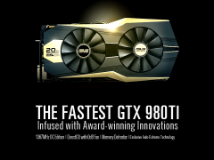 エイスース、ビデオカード20周年記念シリーズ第2弾に金色の「GTX
