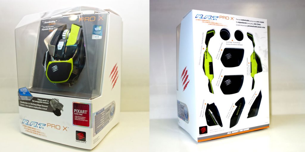 MadCatzゲーミングマウス 「R.A.T.1」、「R.A.T PRO X