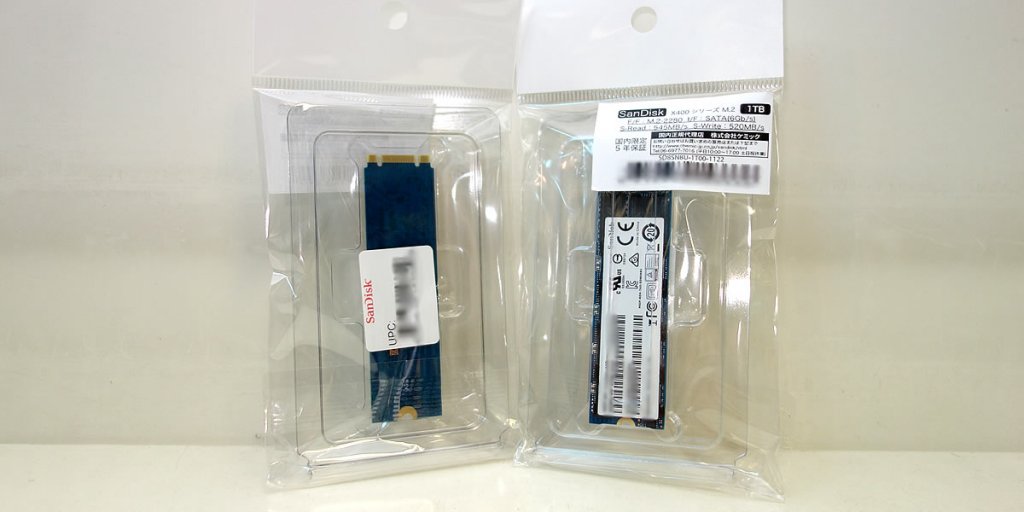 SanDisk X400シリーズから世界最薄をうたった片面実装タイプの1TB M.2