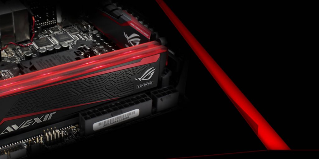 ASUS ROG RAIDEN 雷電 DDR4 32GB プラズマチューブやライトバーを搭載したASUS ROG認証メモリー