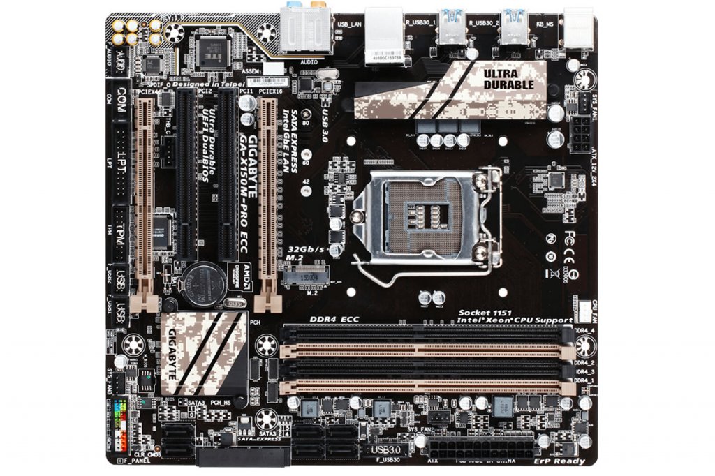 ワークステーション用intel C232チップセット搭載MicroATXマザーボード