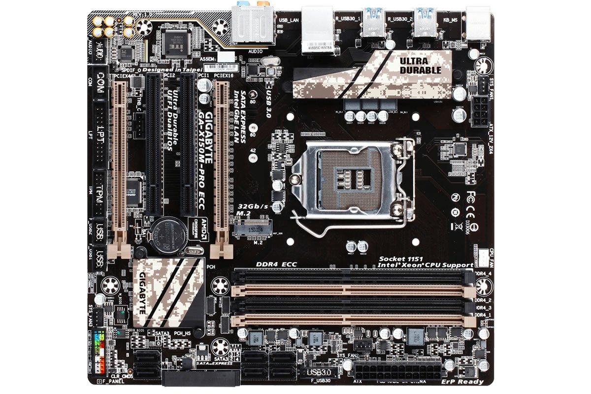 ワークステーション用intel C232チップセット搭載MicroATXマザーボード 