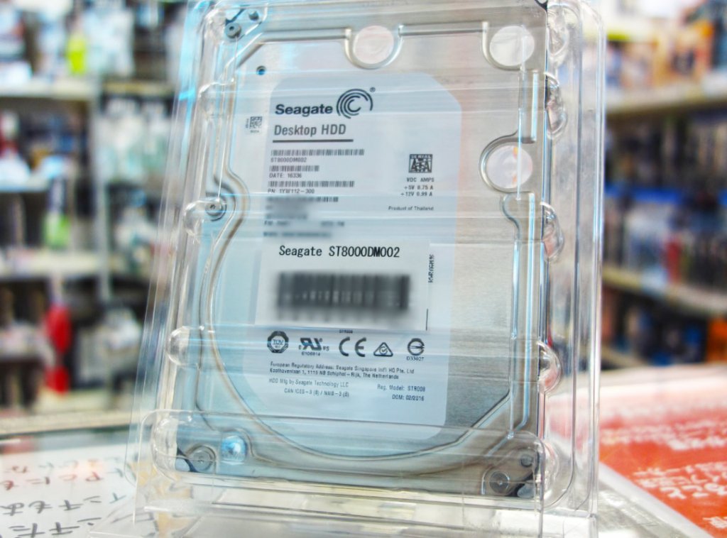 Seagate 3.5インチHDD 8TBモデルに定番の「Desktop HDD」シリーズも