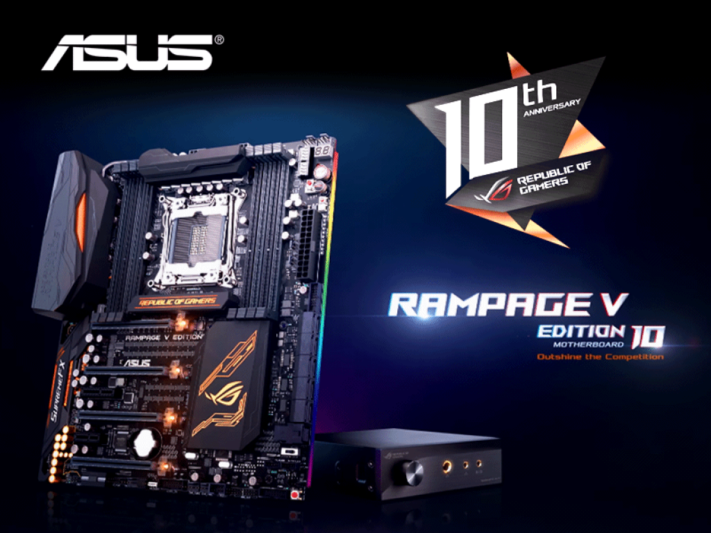 ASUS RAMPAGE V EDITION 10 マザーボード Intel X99 LGA 2011-V3 E-ATX