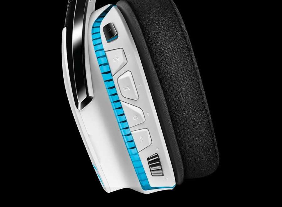 Logicool ロジクール　G933　ホワイト　ゲーミング　ワイヤレス　ヘッドセット ロジクール、7.1chサラウンド対応ワイヤレスヘッドセットにホワイト