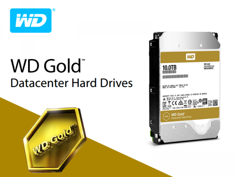 データセンター向けウエスタンデジタルHDD WD Goldシリーズに10TBモデル「WD101KRYZ」