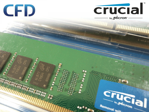 CFDブランドからCrucial デスクトップ用DDR4-2400モジュール採用メモリー増設キット各種