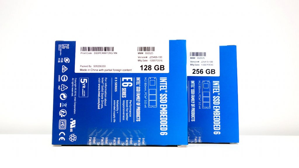 M.2 2280 NVMe インテルSSD 6シリーズに組み込み向け 「intel SSD