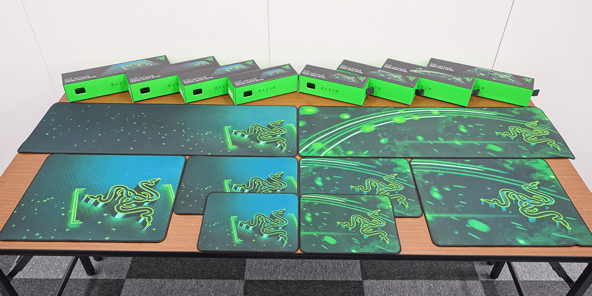Razerの布製マウスパッド「Goliathus」シリーズがリニューアル