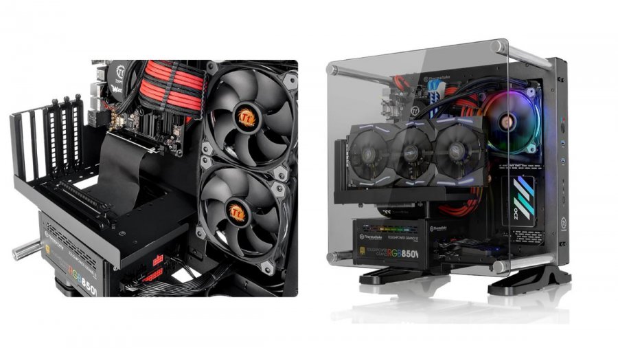 Mini Itx版の壁掛け可能な魅せるオープンフレームケース Core P1 Tg Ark Tech And Market News Vol