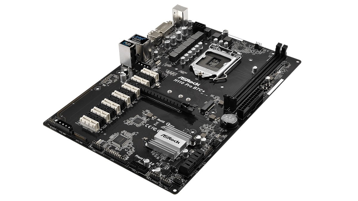 ASRock、仮想通貨採掘に特化したLGA1151対応ATXマザーボード「H110 PRO BTC+」 | Ark Tech and Market  News Vol.3001437
