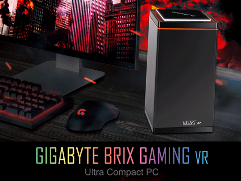 GIGABYTEから独自の小型四角柱デザインケースにCore i7やGTX1060を搭載するVR対応ゲーミングベアボーンPCキット「GB-BNi7HG6-1060」