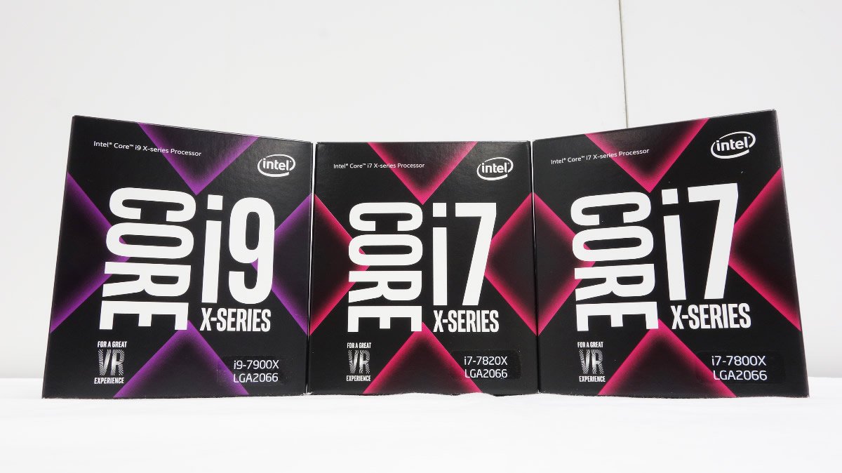 インテルCore XシリーズとX299チップセットマザーボード販売解禁 