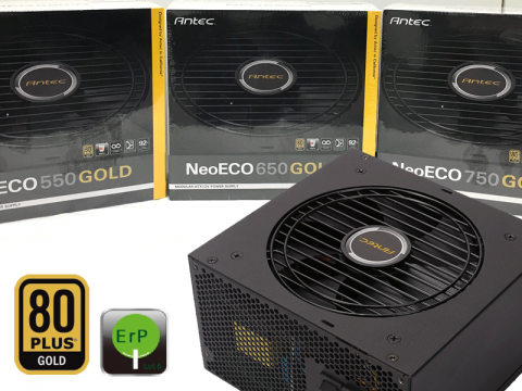 コンパクトでセミモジュラー方式採用、80PLUS GOLD認証のATX電源「NeoECO GOLD」シリーズがAntecから