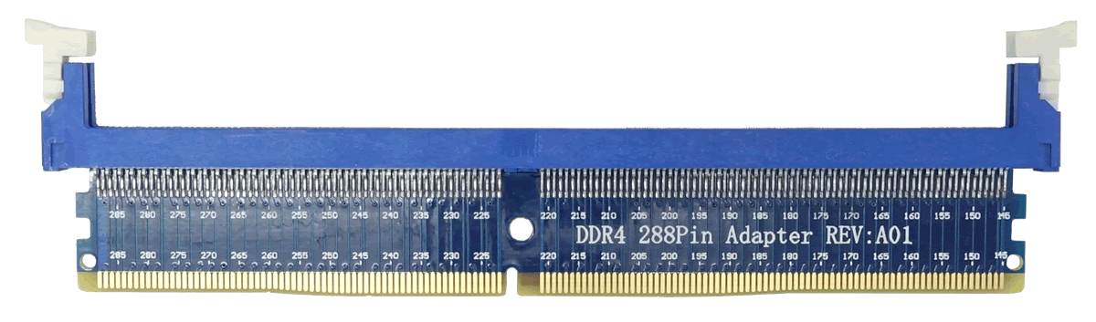 288Pin DDR4 DIMMテスト用M/Bソケット保護アダプター「PA-DR4MF 288Pin DDR4 DIMMテスト用M/Bソケット保護アダプター「PA-DR4MF