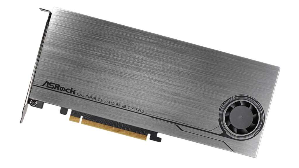 ASRockから4台のM.2 NVMeが増設可能なSSD拡張カード「ASRock Ultra