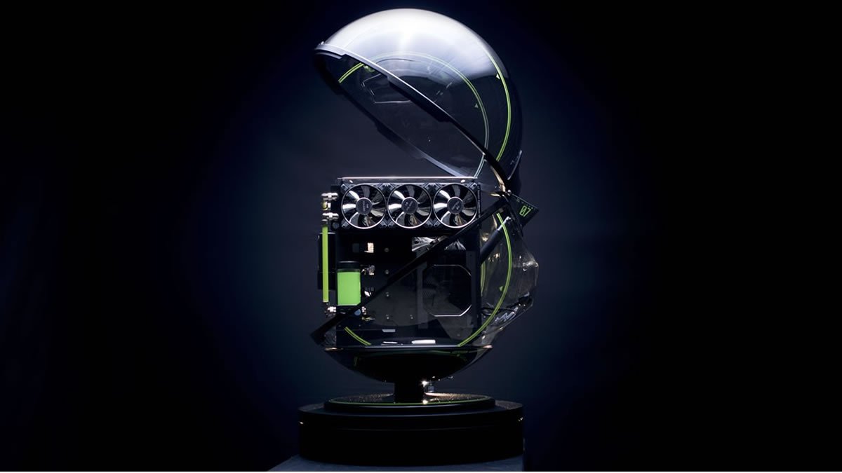 INWINの球体360°全方向ディスプレイPCケース「WINBOT」が数量限定で 