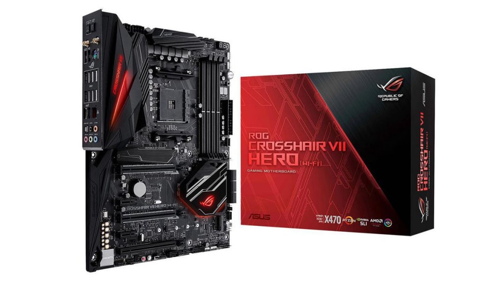 ASUS ROGのX470チップセット搭載ATXマザー「ROG CROSSHAIR VII