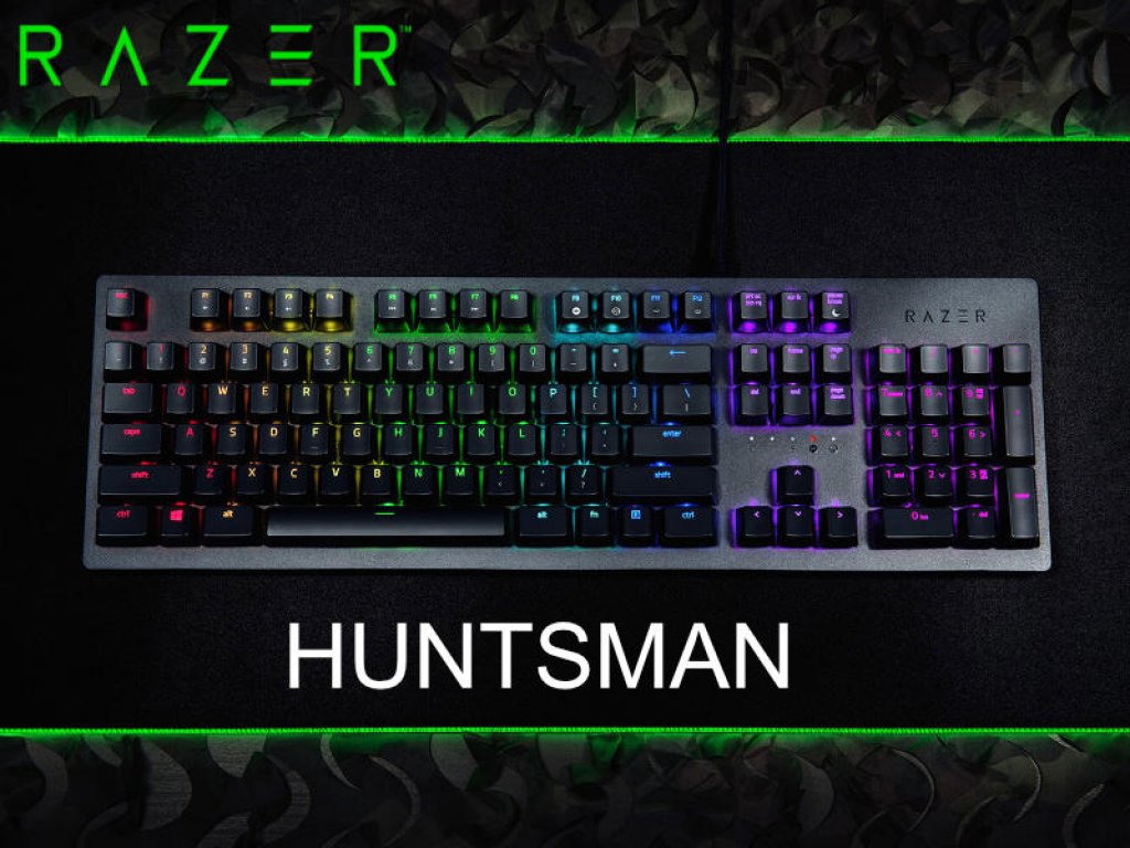 独自の光学メカニカルスイッチを採用したRazer製キーボード「Huntsman