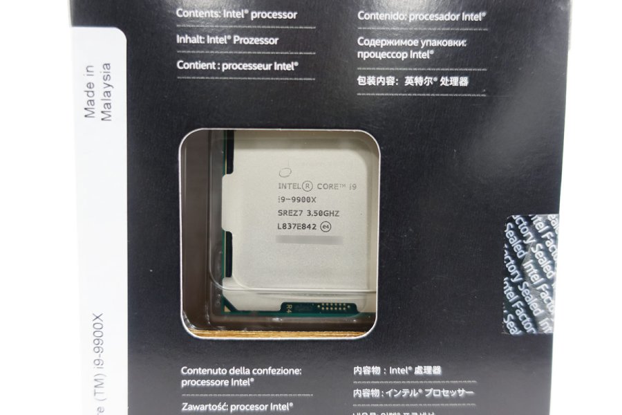 10コア20スレッド、インテルCore i9-9900Xを含む「Skylake-X Refresh 