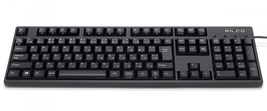 FILCOから低背タイプメカニカルスイッチ採用のキーボード「Majestouch