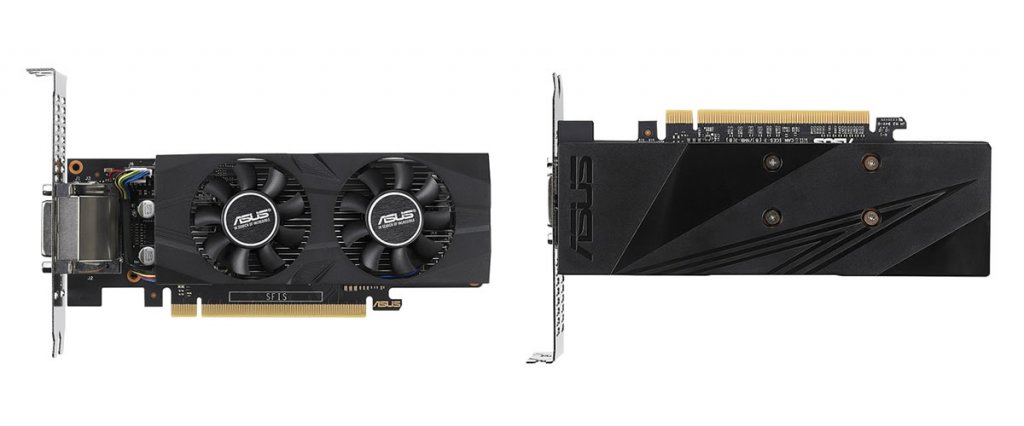 ASUS　GTX1050Ti-O4G-LP-BRK　ロープロファイルグラボ ASUSからロープロファイルでバックプレートを装備したGEFORCE