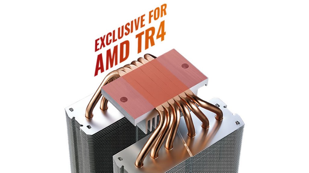 CoolerMaster、AMD TR4ソケット専用デュアルファン仕様の空冷CPU