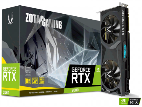 リファレンススペック、コスパ寄りなRTX 2080 GPU搭載グラフィックスカード「ZOTAC GAMING GeForce RTX 2080」