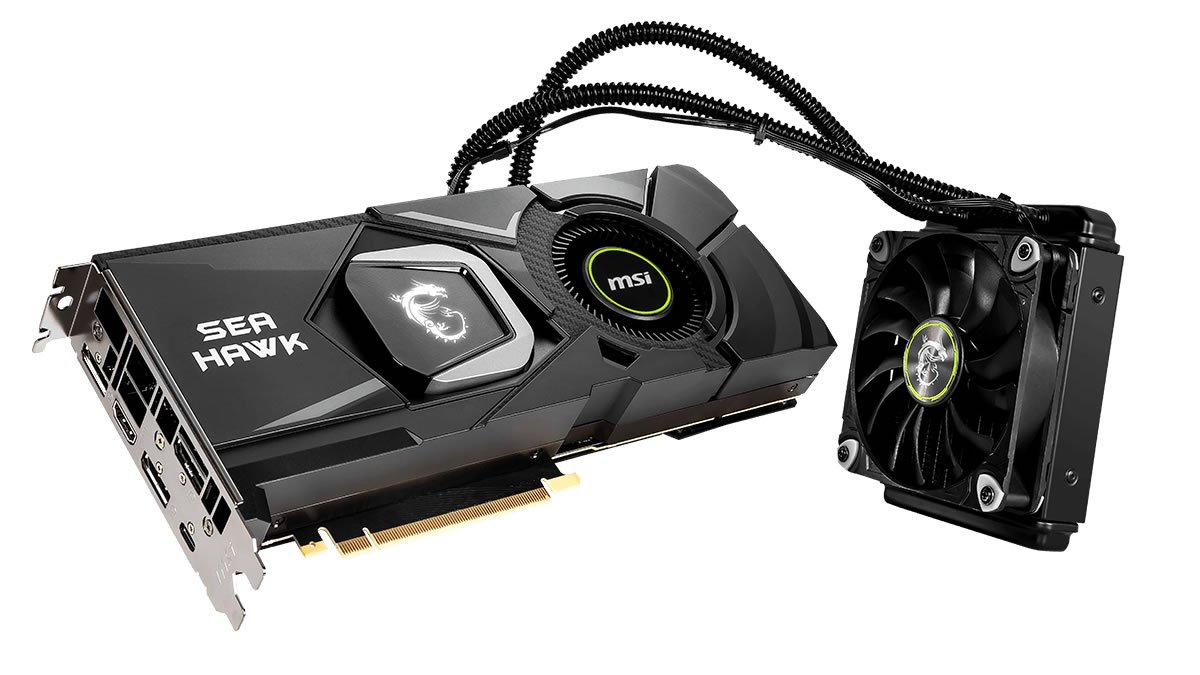 簡易水冷+空冷ハイブリッド冷却ユニットRTX2080「GeForce RTX 2080 SEA 