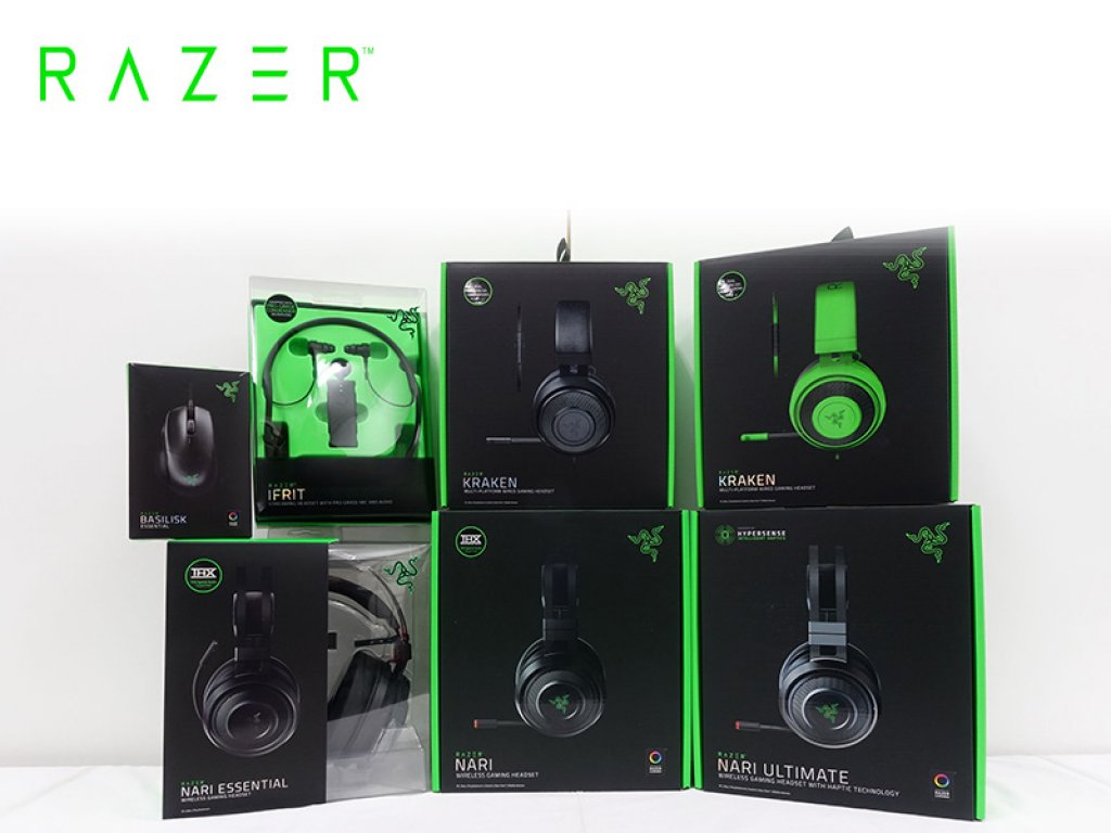 Razerから、新シリーズを含めたゲーミングヘッドセット計6機種と