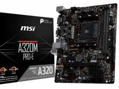 MSIからシンプルで低価格なA320搭載RYZEN AM4対応MicroATXマザー