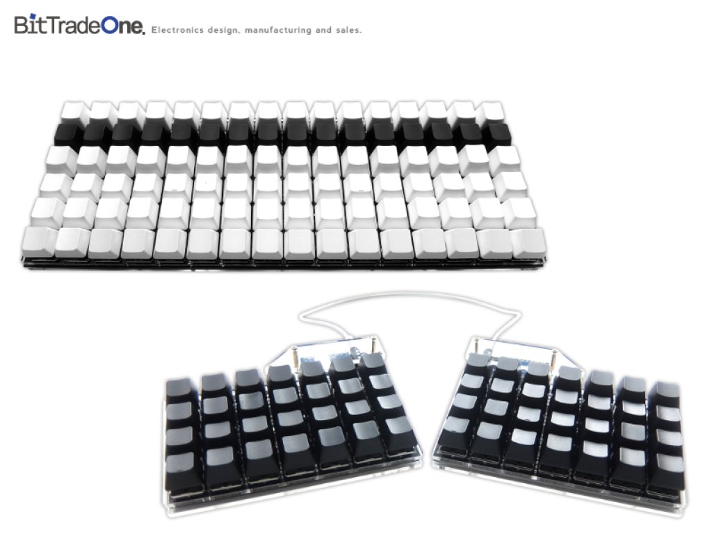 5個セット ビット・トレード・ワン ”ERGO42” 56キー セルフメイドキーボードキット BitTradeOne ADSKB… 15