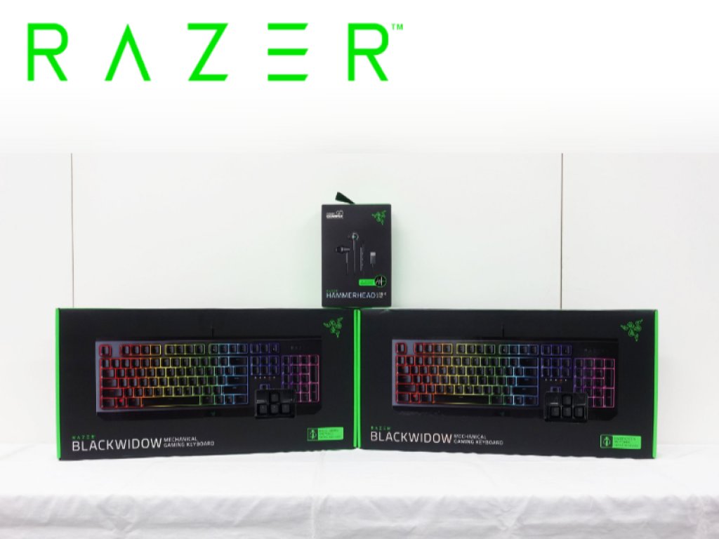 RAZER ゲーミングキーボード＆ヘッドセット まとめ売り Razer，低遅延ワイヤレス技術「HyperSpeed」対応のキーボードや