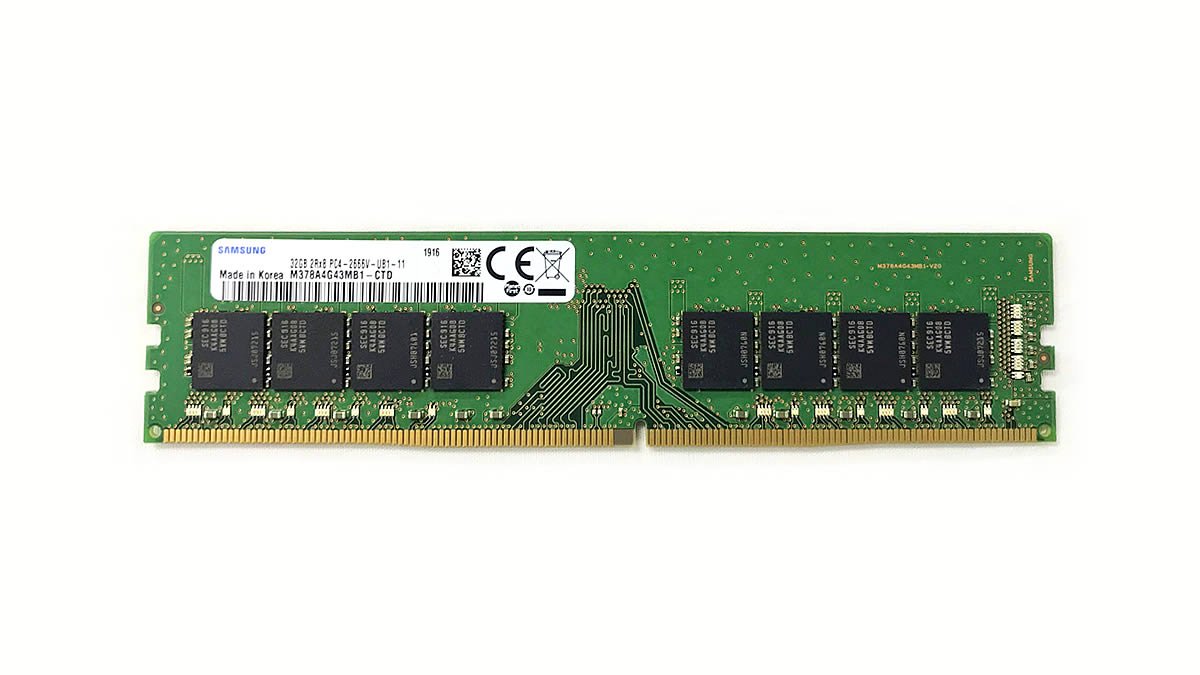1枚で32GB」、待望のデスクトップ向け大容量DDR4-2666 32GBモジュール 