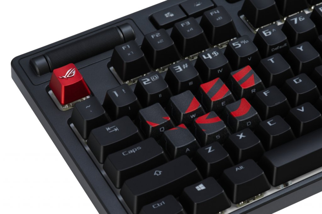 ASUSからスタイリッシュなゲーム向け交換用キーキャップセットが発売