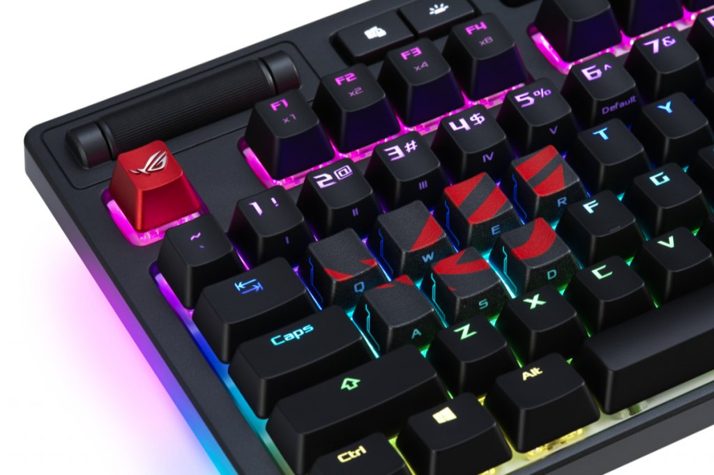 ASUSからスタイリッシュなゲーム向け交換用キーキャップセットが発売