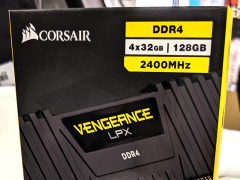 4枚で128GB、コルセアから汎用デスクトップPC向け32GBモジュール 4枚で128GB、コルセアから汎用デスクトップPC向け32GBモジュール