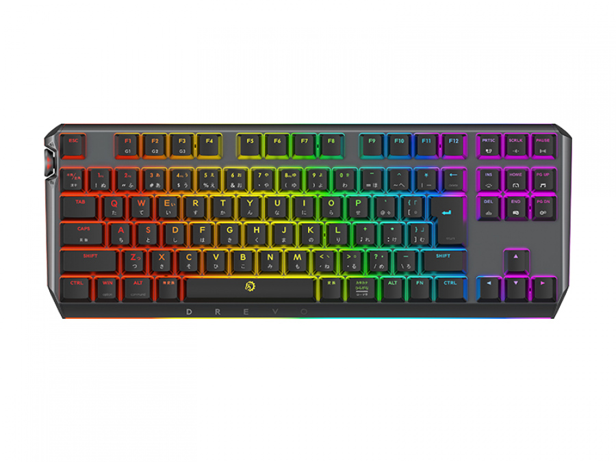 BLADE MASTER PRO ワイヤレスゲーミングキーボード DREVOから3つの接続方式に対応したワイヤレスゲーミング