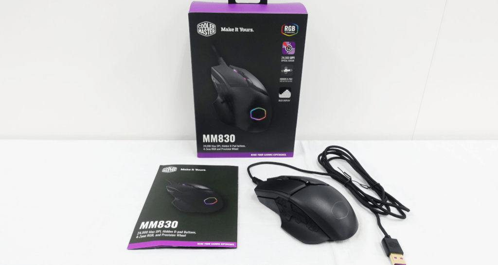 Cooler Master MM830 ゲーミングマウス MS376 MM-830-GKOF1 Cooler Master MM830 ゲーミングマウス MS376 MM-830-GKOF1