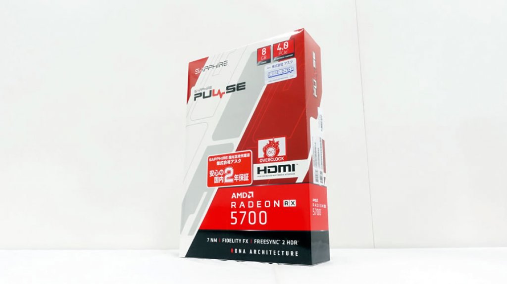 【箱付き】SAPPHIRE PULSE RX5700 8GB 箱付き】SAPPHIRE PULSE RX5700 8GB SAPPHIRE RX 5700 8G