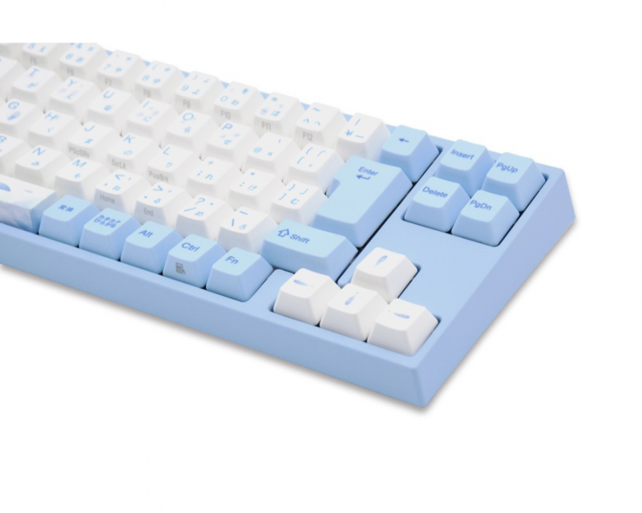 Varmilo製のお洒落なデザインのコンパクトキーボードと大判