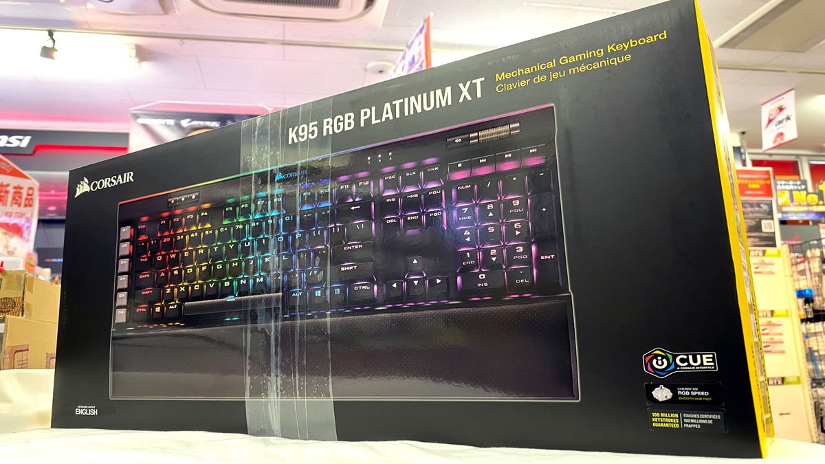 人気のCorsair製メカニカルゲーミングキーボード「K95」に新軸 