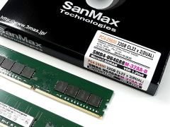 サンマックスの大容量32GBモジュール採用モデルにネイティブDDR4-3200
