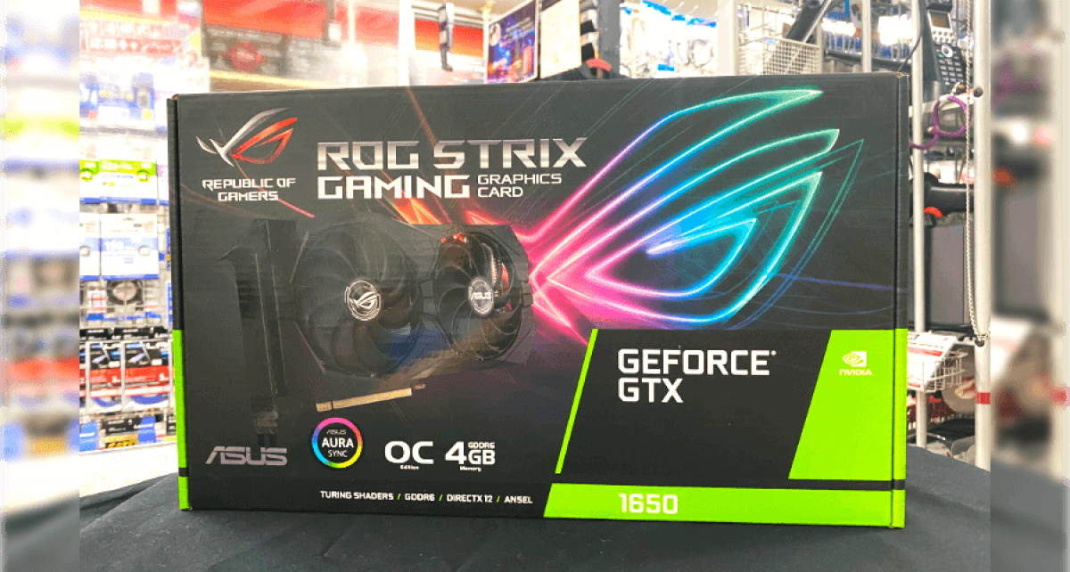 ASUS、GDDR6メモリー採用 GeForce GTX 1650を搭載した「ROG ASUS、GDDR6メモリー採用 GeForce GTX 1650を搭載した「ROG