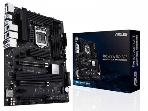 ASUSからXeon Wまで対応可能なLGA1200対応W480チップセット搭載マザーボード「Pro WS W480-ACE」