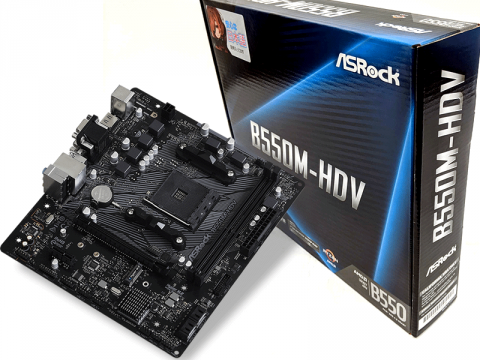 ASRockのAMD B550チップセット搭載MicroATXマザーボードのコストパフォーマンスモデル「B550M-HDV」